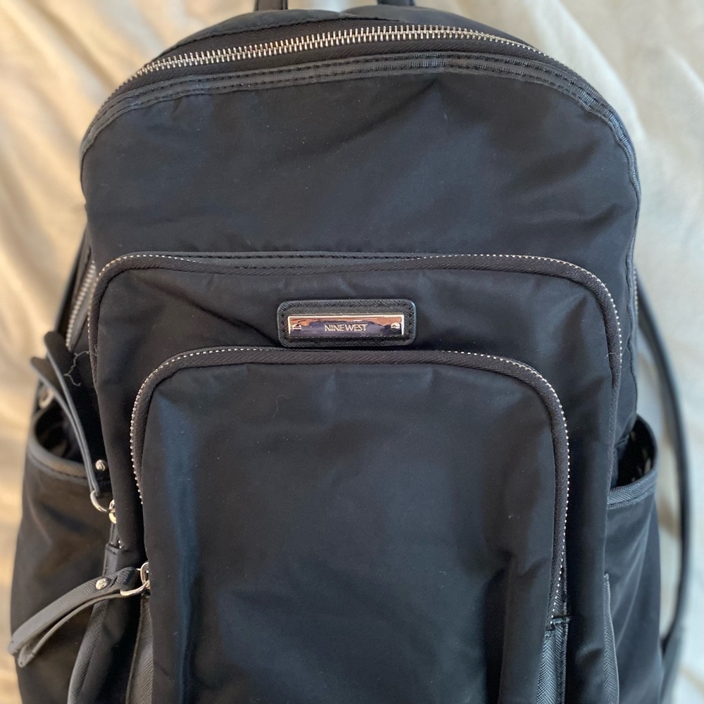 NWOT Nine West Black BackPack